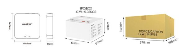 Mostek Wi-Fi MiLight WL-BOX2 - sterowanie aplikacją