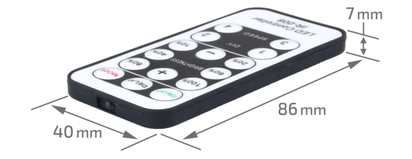 Ściemniacz z pilotem do Neon LED 230V 8x16