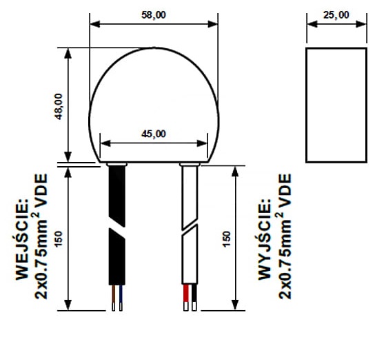 eed428e0428bf1f602574a506d681df9 Zasilacz LED 12V do puszki 30W 2,5A FLUSH PRO IP67