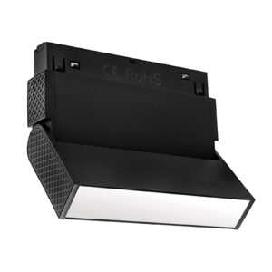 1018_1 Reflektor Magnetyczny Mleczny 6W 3000K Black Line