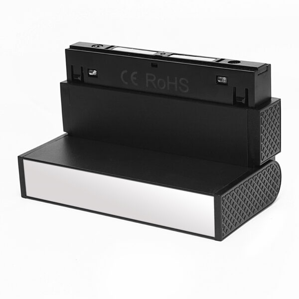 1018_3 Reflektor Magnetyczny Mleczny 6W 3000K Black Line