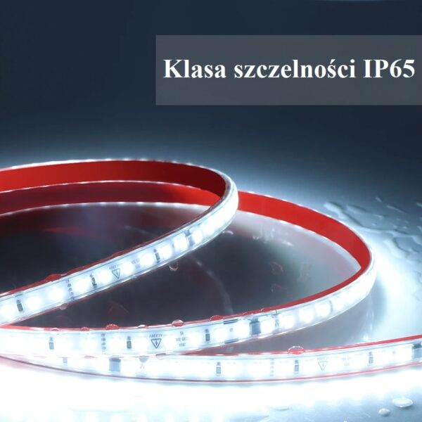 Taśma LED 230V AC NANO IP65 120xSMD2835 10W/m - Ciepła