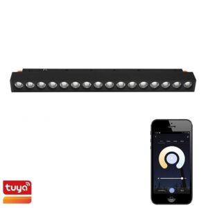 fec613247791048f05351c2546e94b6a Lampa Magnetyczna Spot Tuya Smart 14W Multi White