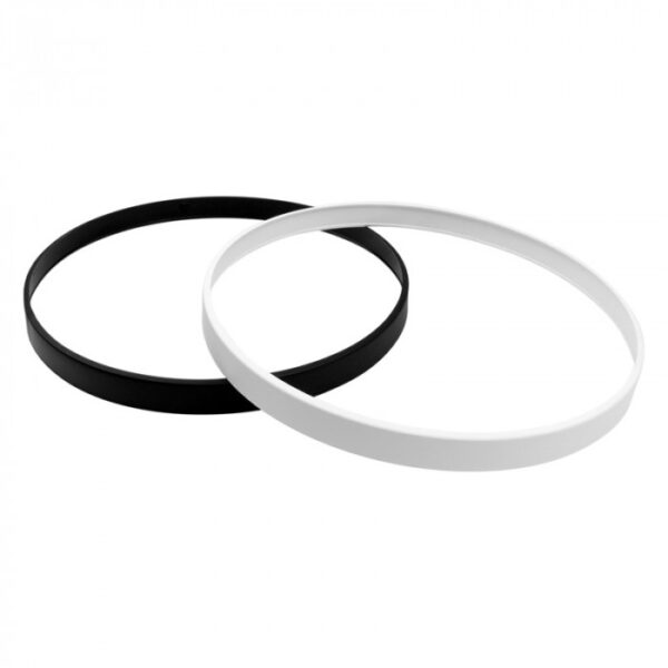 Plafon LED okrągły 18W czarny/biały 1400lm 4000K