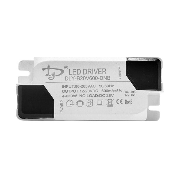 584_6 Lampa LED wpuszczana LEX 5-points 10W 3000K biała