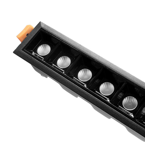 590_4 Lampa LED wpuszczana LEX 15-points 30W 3000K czarna