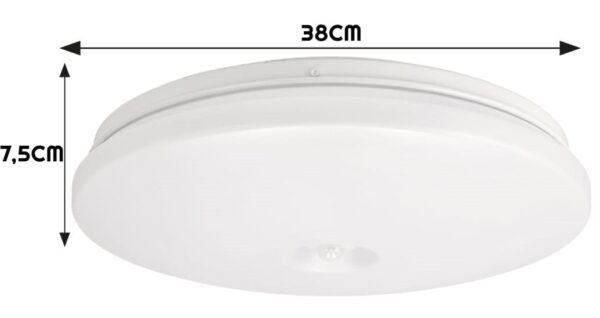 6df5cf485d372b45280c080bdd46ae4e Plafon LED IP44 24W z czujnikiem ruchu PIR 1920lm 4000K