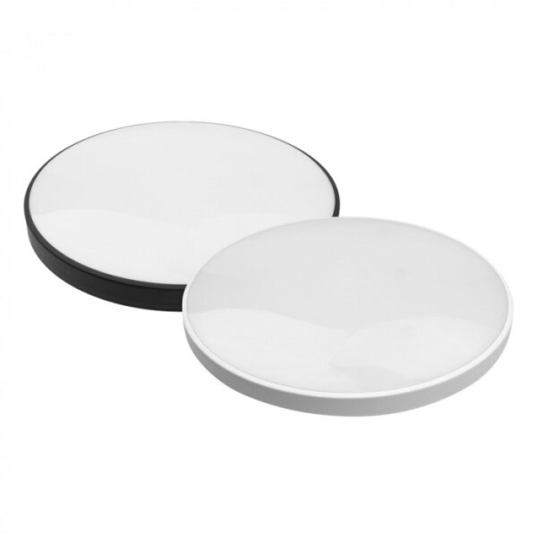 Plafon LED okrągły 24W czarny/biały 1900lm 4000K