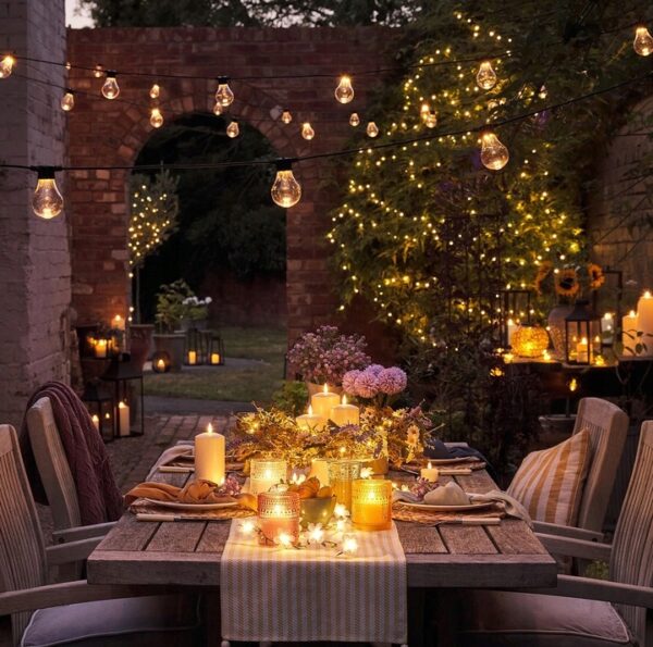 f6620b072db13bc0110df0ffa3fa4e07 Girlanda ogrodowa 10m + 20 żarówek LED Filament 1W