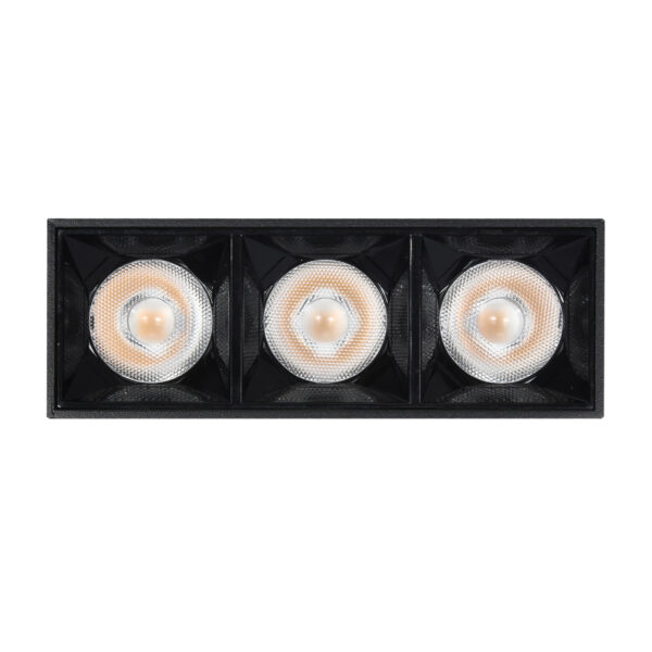 Lampa LED natynkowa LEX 3-points 9W 4000K czarna