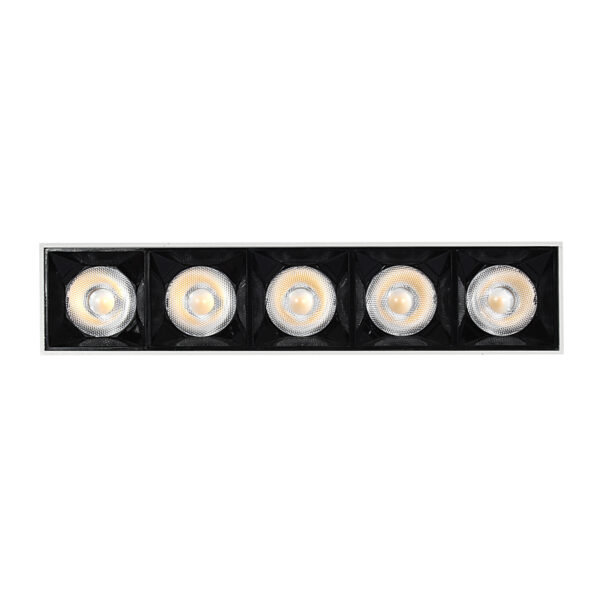 Lampa LED natynkowa LEX 5-points 15W 3000K biała