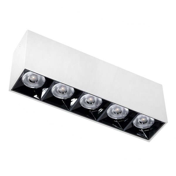 Lampa LED natynkowa LEX 5-points 15W 3000K biała