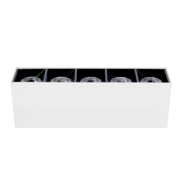 Lampa LED natynkowa LEX 5-points 15W 4000K biała