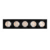 Lampa LED natynkowa LEX 5-points 15W 3000K czarna