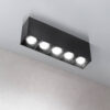 Lampa LED natynkowa LEX 5-points 15W 3000K czarna
