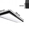 Panel LED 120x30 natynkowy Czarny Pro 40W 5200lm