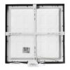 643_4 Panel LED 40x40 natynkowy Czarny 36W 3000K