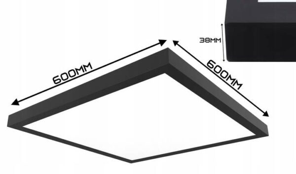 pol_pl_Panel-LED-NATYNKOWY-CZARNY-60-cm-X-60-cm-60W-barwa-neutralna-354_2 Panel LED 60x60 natynkowy Czarny Pro 40W 5200lm