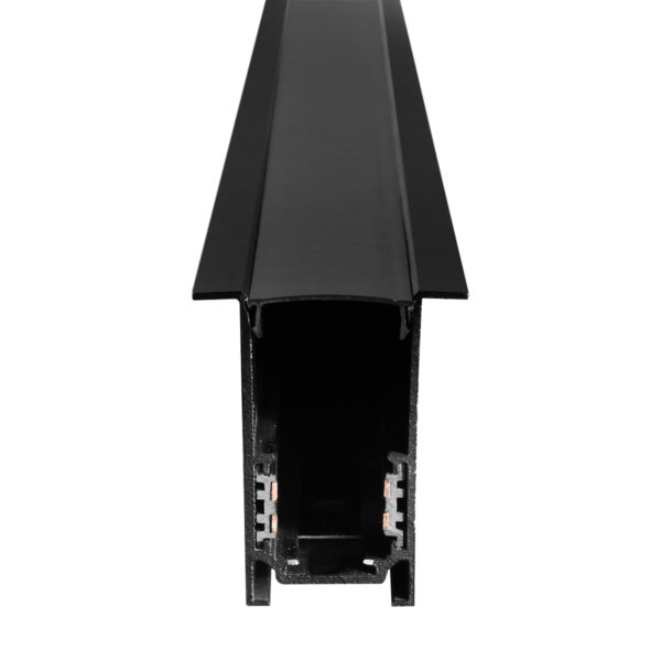 1108_3 Szyna Magnetyczna Black Line Wpuszczana z klipsami 200cm