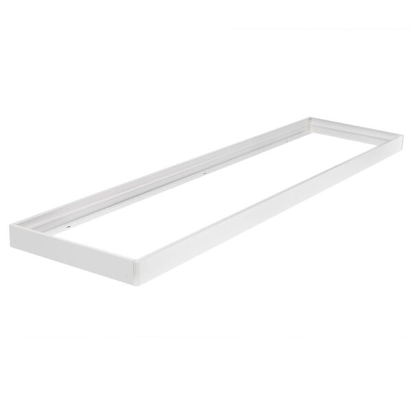Ramka natynkowa 120x30 ALU biała do paneli LED