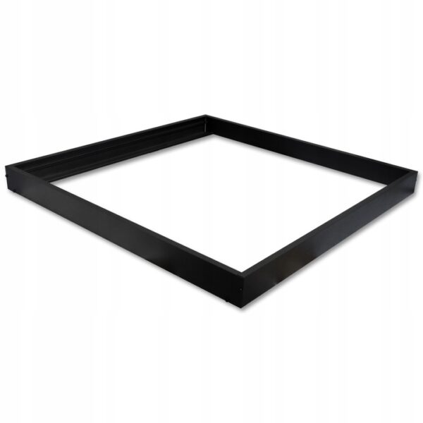 569dbfd225fddb2d456d3fecb7bf10e5 Ramka natynkowa 60x60 ALU czarna do paneli LED