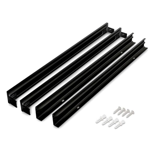 c45ed5c4cec3b93a32102a8244766bab Ramka natynkowa 60x60 ALU czarna do paneli LED