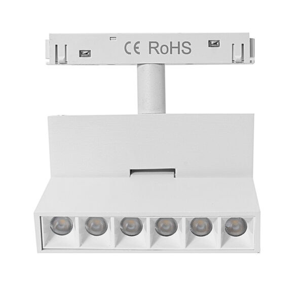 Reflektor Magnetyczny Spot Biały 6W 3000K White Line 3-fazy Typ B