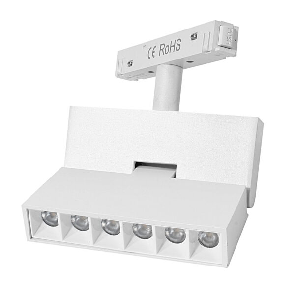 Reflektor Magnetyczny Spot Biały 6W 3000K White Line 3-fazy Typ B