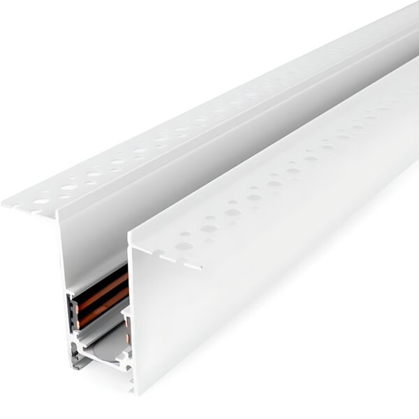 Szyna Magnetyczna Podtynkowa 1,5m Biała