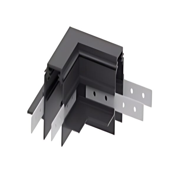 5044d88842ef1f37ad6003070055aa27 Łącznik kątowy do szyn podtynkowych Czarny