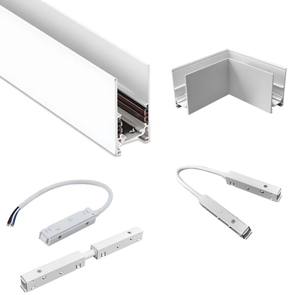 Szyna Magnetyczna Natynkowa 2m Biała