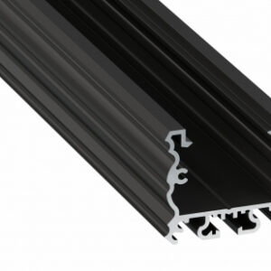 054293539bf7c4cf7459aa57a808 Profil LED nawierzchniowy TALIA czarny lakierowany 3 m