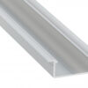 Profil LED wpuszczany GEMI srebrny anodowany 3 m