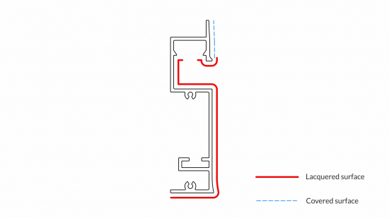 Profil LED przypodłogowy FLARO czarny lakierowany 3 m