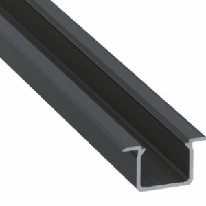 Profil LED typ U czarny 3 m – zestaw 10 sztuk