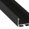 0babb7203cf0be86b04f81b334f3 Profil LED nawierzchniowy SILEDA czarny lakierowany 2 m