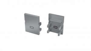 Zaślepka do profilu SLIMO srebrna lakierowana 2w1