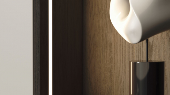 Profil LED wpuszczany GEMI srebrny anodowany 2 m