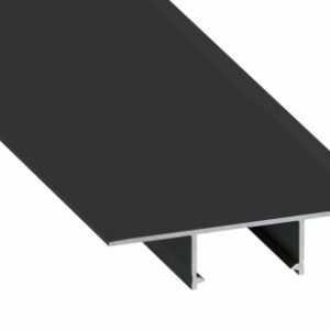 Profil LED GK 12,5mm PLATO czarny lakierowany 1 m
