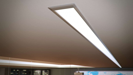 Profil LED wpuszczany INSO czarny lakierowany 1 m