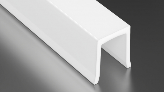 Klosz SOLID PC mleczny 2 m