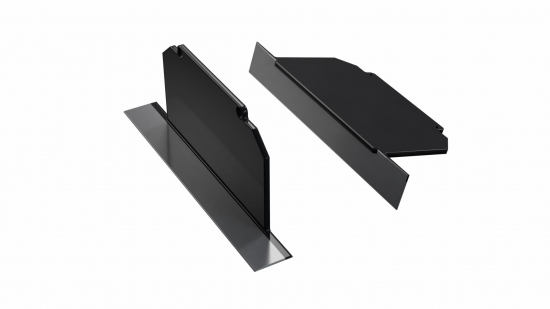 1be33e8f87c6e1c45c8891aa4fb1 Zaślepka ALU do profilu LARGO M3 czarna pełna