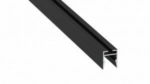 Profil LED nawierzchniowy SLIMO czarny lakierowany 1 m