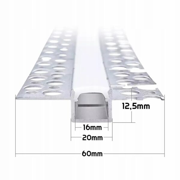 Profil LED GK Giętki Elastyczny FLEX Dual - 2 metry