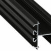 Profil LED dwustronny DOPIO czarny lakierowany 2 m