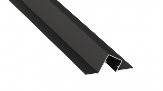 Profil LED GK kątowy DUO czarny lakierowany 3 m