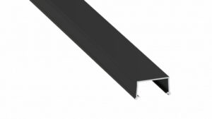 Profil LED nawierzchniowy FIXO czarny lakierowany 1 m