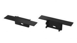 Zaślepka do profilu HIRO czarna z otworem