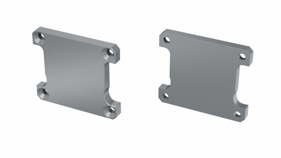 Zaślepka ALU do profilu FASSO srebrna