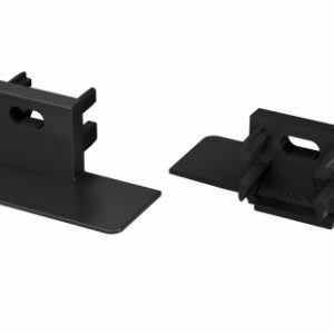 Zaślepka do profilu MONO czarna z otworem